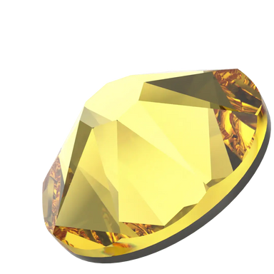 Swarovski Flat Back Crystals Non Hotfix (2000, 2058 & 2088) Light Topaz - Bluestreak Crystals