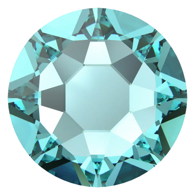 Serinity Flat Back Crystals Non Hotfix (2000, 2058 & 2088) Light Turquoise - Bluestreak Crystals