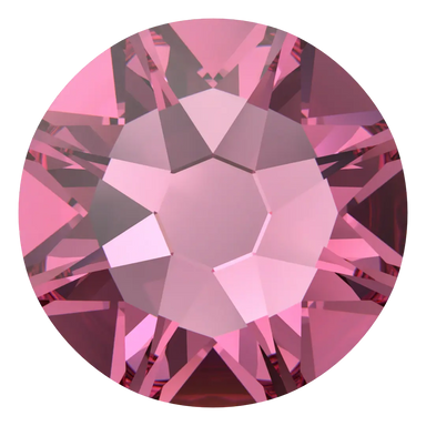 Swarovski Flat Back Crystals Non Hotfix (2000, 2058 & 2088) Rose - Bluestreak Crystals