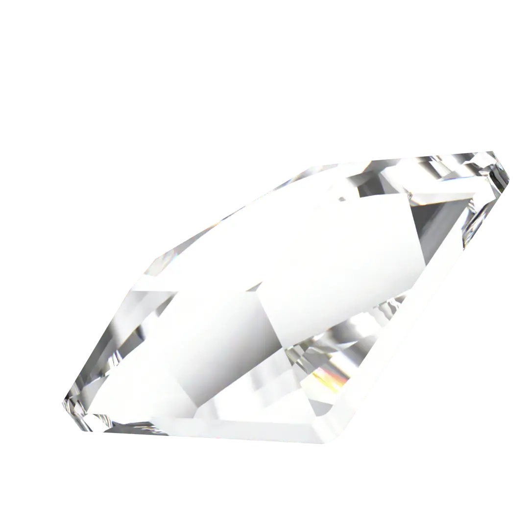 Swarovski Flat Back Crystals Non Hotfix Connector (2715) Crystal - Bluestreak Crystals