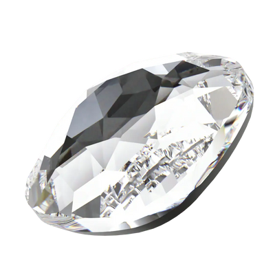 Swarovski Flat Back Crystals Non Hotfix Cushion (2471) Crystal - Bluestreak Crystals