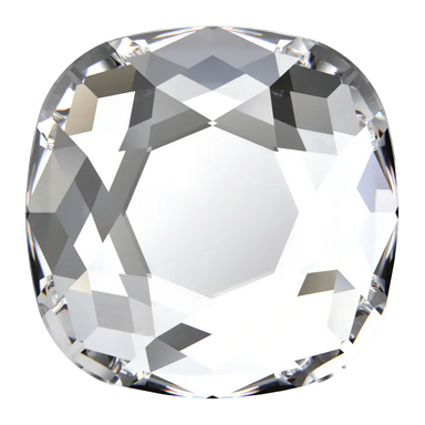 Swarovski Flat Back Crystals Non Hotfix Cushion (2471) Crystal - Bluestreak Crystals