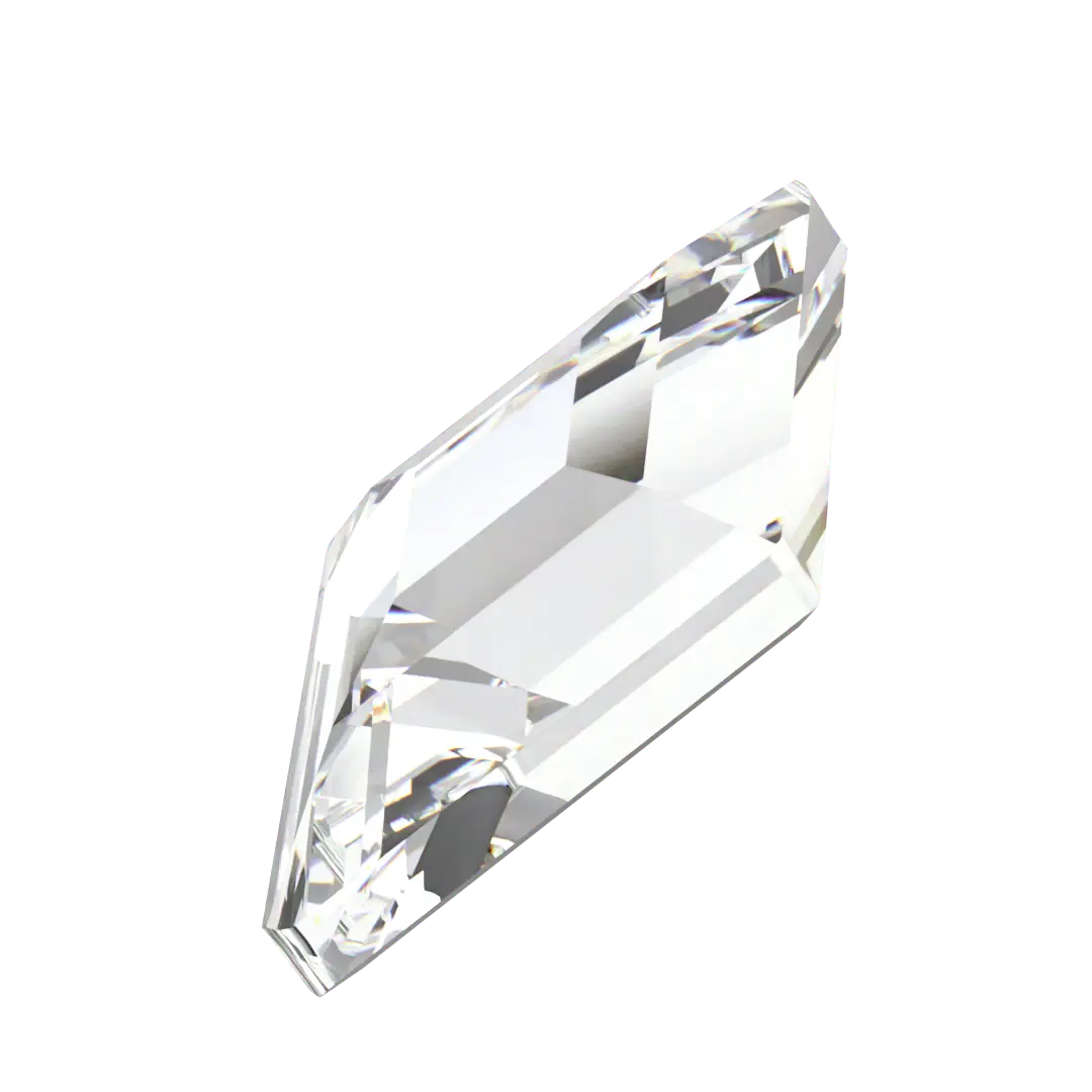 Swarovski Flat Back Crystals Non Hotfix Diamond (2773) Crystal - Bluestreak Crystals