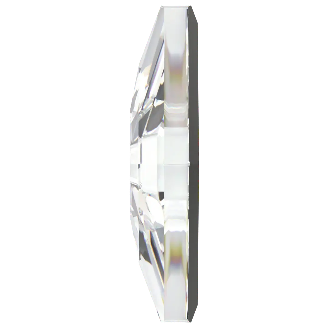 Swarovski Flat Back Crystals Non Hotfix Diamond (2773) Crystal - Bluestreak Crystals