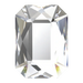 Swarovski Flat Back Crystals Non Hotfix Emerald Cut (2602) Crystal - Bluestreak Crystals