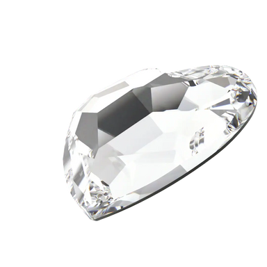 Swarovski Flat Back Crystals Non Hotfix Heart (2808) Crystal - Bluestreak Crystals