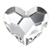 Swarovski Flat Back Crystals Non Hotfix Heart (2808) Crystal - Bluestreak Crystals