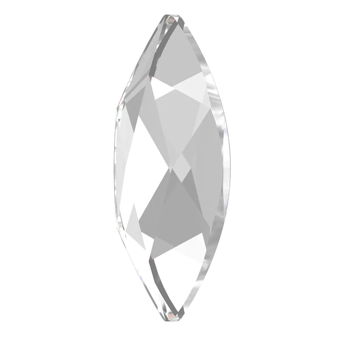 Swarovski Flat Back Crystals Non Hotfix Marquise (2201) Crystal - Bluestreak Crystals