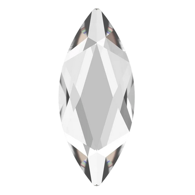 Swarovski Flat Back Crystals Non Hotfix Marquise (2201) Crystal - Bluestreak Crystals