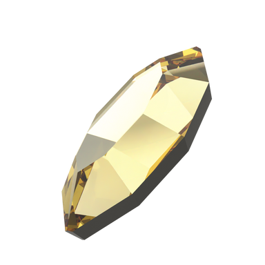 Swarovski Hotfix Flat Back Crystals Navette (2200) Recreated Dark Jonquil - Bluestreak Crystals