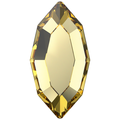 Swarovski Hotfix Flat Back Crystals Navette (2200) Recreated Dark Jonquil - Bluestreak Crystals