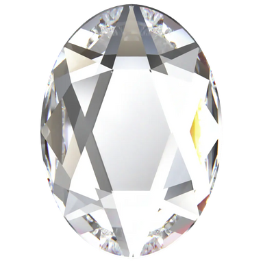 Swarovski Flat Back Crystals Non Hotfix Oval (2603) Crystal - Bluestreak Crystals