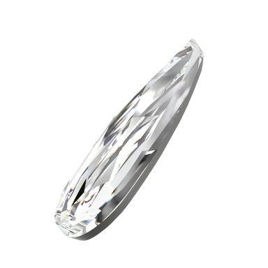 Swarovski Flat Back Crystals Non Hotfix Raindrop (2304) Crystal - Bluestreak Crystals