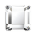 Swarovski Flat Back Crystals Non Hotfix Square (2400) Crystal - Bluestreak Crystals