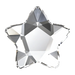 Swarovski Flat Back Crystals Non Hotfix Star Flower (2754) Crystal - Bluestreak Crystals