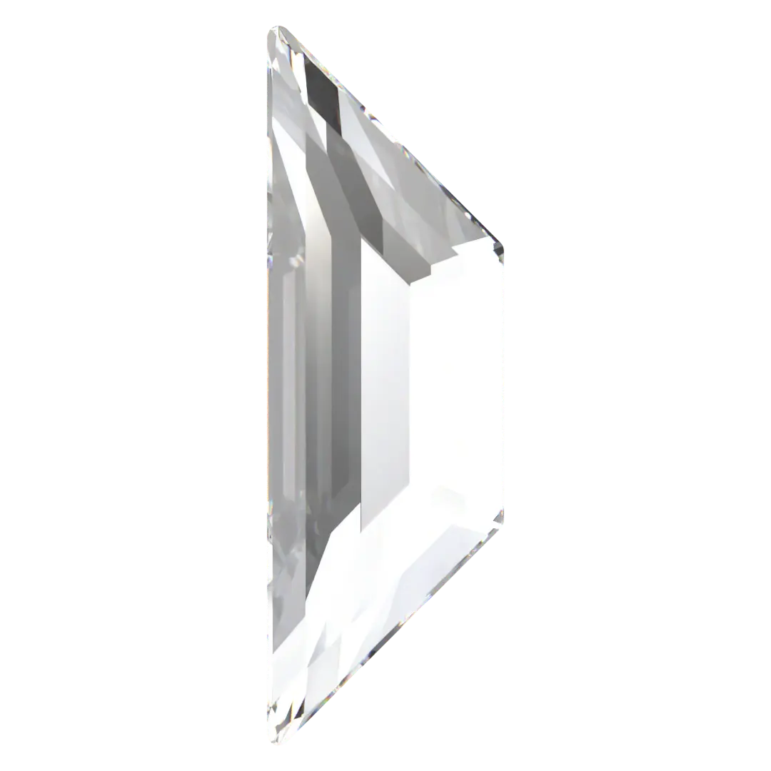 Swarovski Flat Back Crystals Non Hotfix Trapeze (2772) Crystal - Bluestreak Crystals