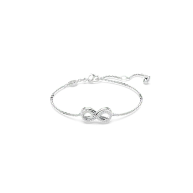 Swarovski Hyperbola Bracelet Infinity White Rhodium Plated - Bluestreak Crystals