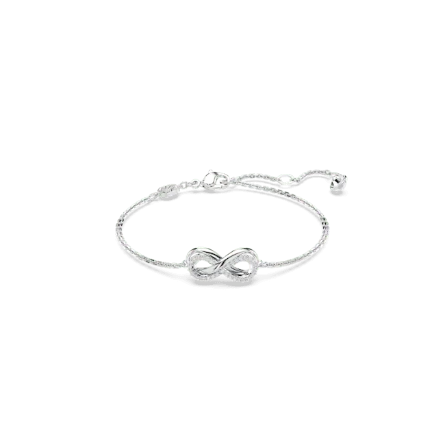 Swarovski Hyperbola Bracelet Infinity White Rhodium Plated - Bluestreak Crystals