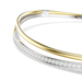 Swarovski Hyperbola Choker Round Cut White Mixed Metal Finish - Bluestreak Crystals