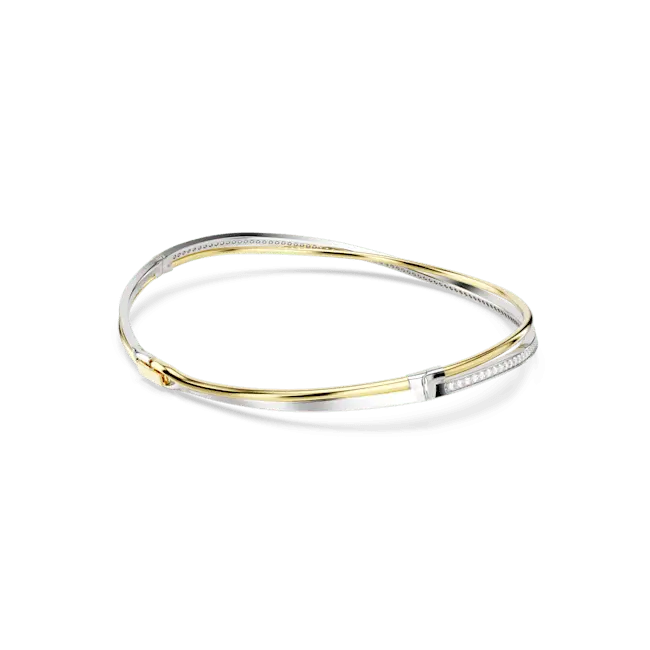 Swarovski Hyperbola Choker Round Cut White Mixed Metal Finish - Bluestreak Crystals