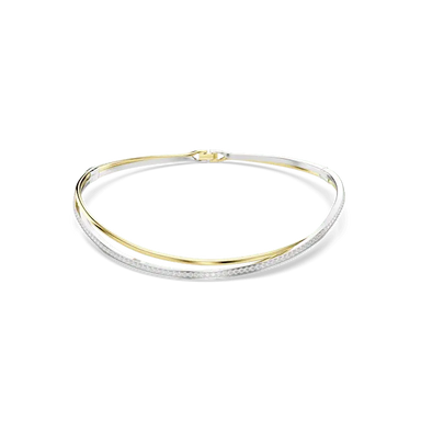 Swarovski Hyperbola Choker Round Cut White Mixed Metal Finish - Bluestreak Crystals