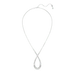 Swarovski Hyperbola Pendant Mixed Cuts Infinity White Rhodium Plated - Bluestreak Crystals
