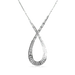 Swarovski Hyperbola Pendant Mixed Cuts Infinity White Rhodium Plated - Bluestreak Crystals