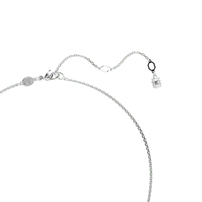 Swarovski Hyperbola Pendant Mixed Cuts Infinity White Rhodium Plated - Bluestreak Crystals