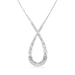 Swarovski Hyperbola Pendant Mixed Cuts Infinity White Rhodium Plated - Bluestreak Crystals