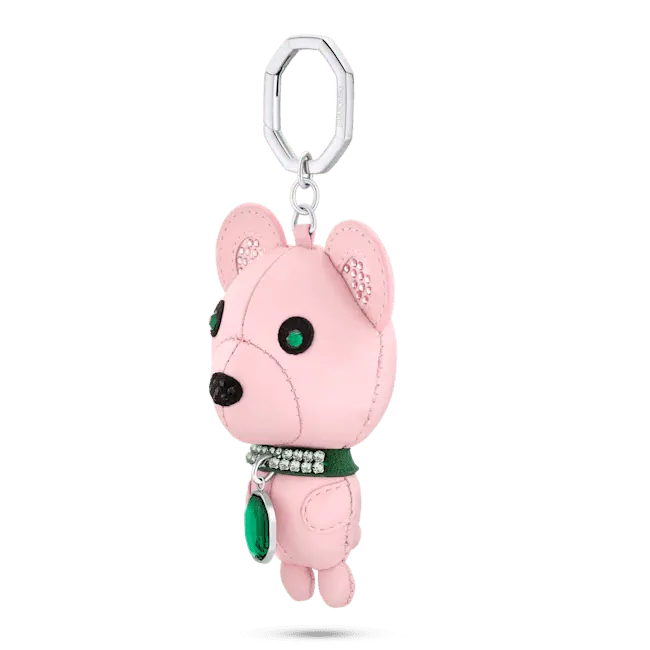 Swarovski Icons Key Ring Bear Multi Coloured Stainless Steel - Bluestreak Crystals