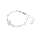 Swarovski Idyllia Bracelet Mixed Cuts Snowflake White Rhodium Plated - Bluestreak Crystals