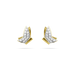 Swarovski Idyllia Lilia Stud Earrings Butterfly White Gold-Tone Plated - Bluestreak Crystals