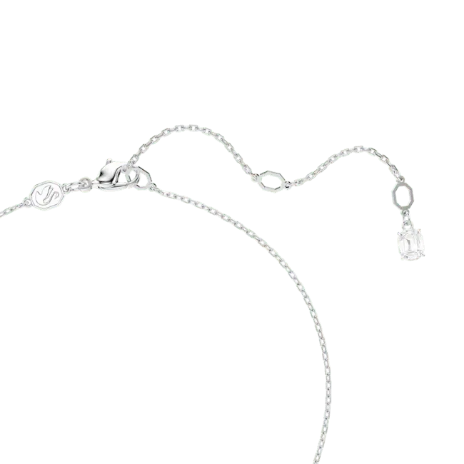 Swarovski Idyllia Pendant Mixed Cuts Snowflake White Rhodium Plated - Bluestreak Crystals