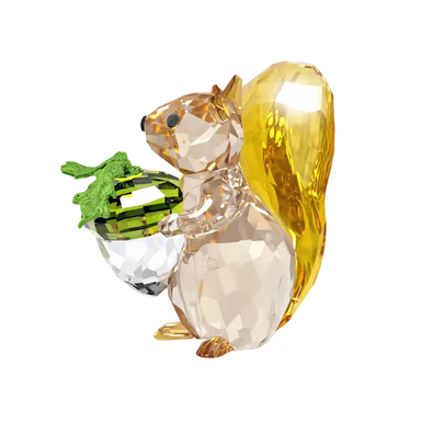 Swarovski Idyllia Squirrel and Acorn - Bluestreak Crystals