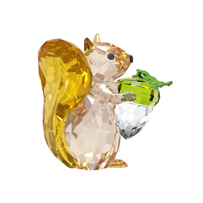 Swarovski Idyllia Squirrel and Acorn - Bluestreak Crystals