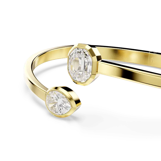 Swarovski Imber Bangle Mixed cuts White Gold-Tone Plated - Bluestreak Crystals