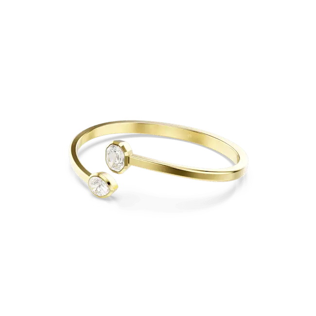 Swarovski Imber Bangle Mixed cuts White Gold-Tone Plated - Bluestreak Crystals