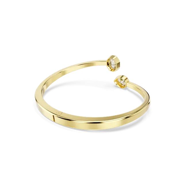 Swarovski Imber Bangle Mixed cuts White Gold-Tone Plated - Bluestreak Crystals