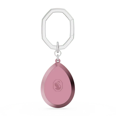 Swarovski Key Ring Pear Cut Pink - Bluestreak Crystals