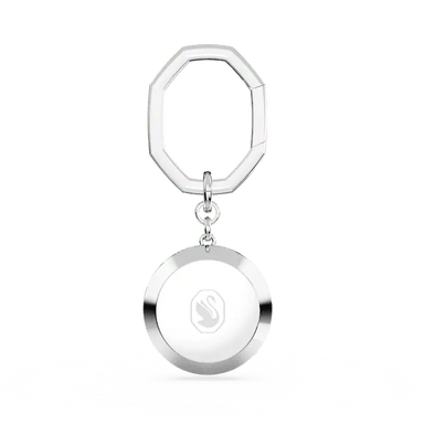 Swarovski Key Ring Round Cut White - Bluestreak Crystals