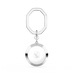 Swarovski Key Ring Round Cut White - Bluestreak Crystals
