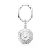 Swarovski Key Ring Round Cut White - Bluestreak Crystals