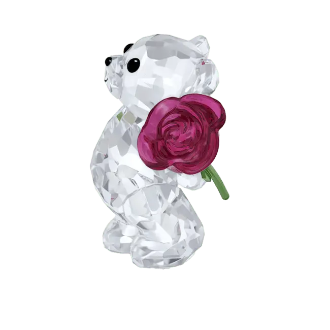 Swarovski Kris Bear A Rose with Love - Bluestreak Crystals