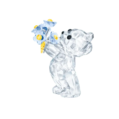 Swarovski Kris Bear Forget-me-not - Bluestreak Crystals