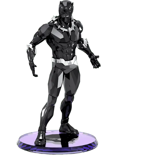 Swarovski Marvel Black Panther - Bluestreak Crystals