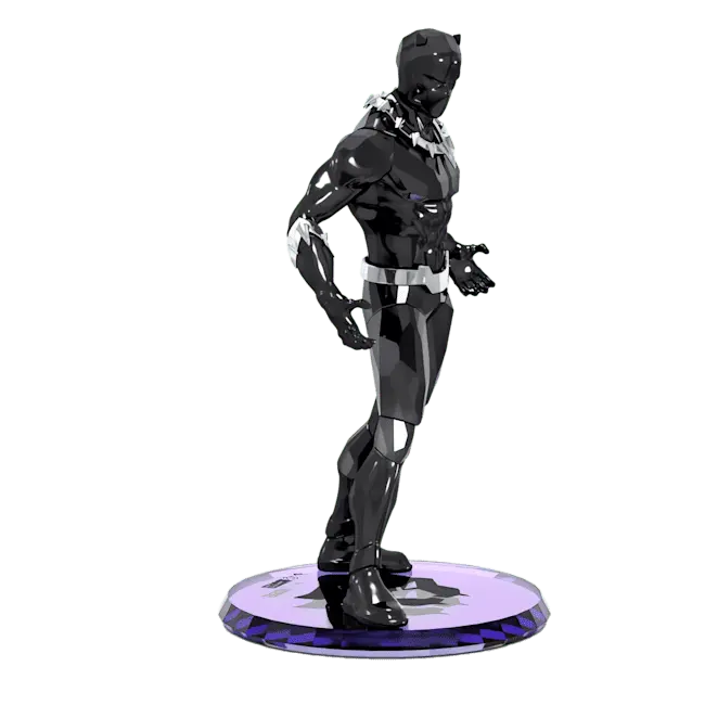 Swarovski Marvel Black Panther - Bluestreak Crystals