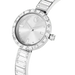Swarovski Matrix Bangle Watch Swiss Made Crystal Bracelet Silver Tone - Bluestreak Crystals