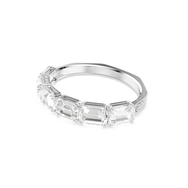 Swarovski Millenia Bangle Octagon Cut White Rhodium Plated - Bluestreak Crystals