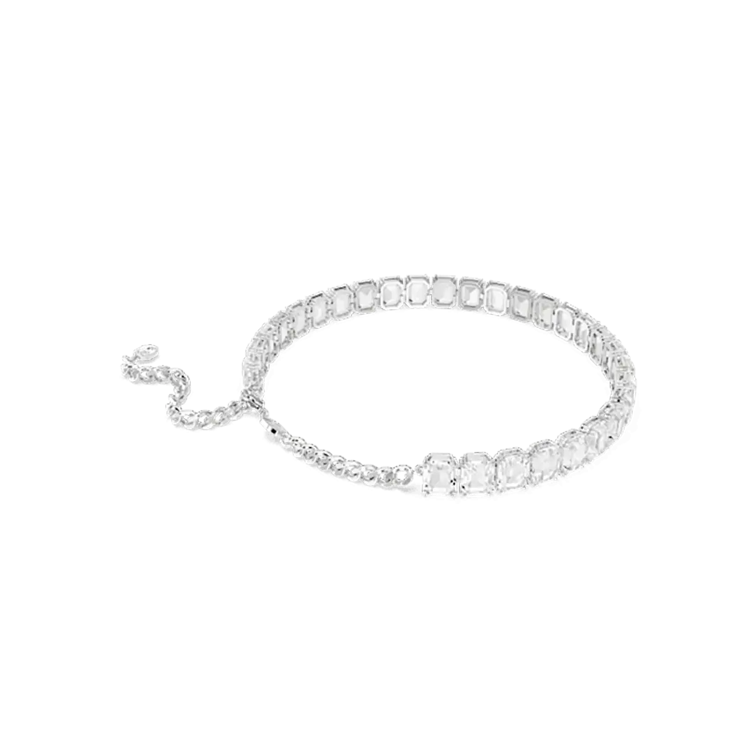 Swarovski Millenia Choker Octagon Cut White Rhodium Plated - Bluestreak Crystals