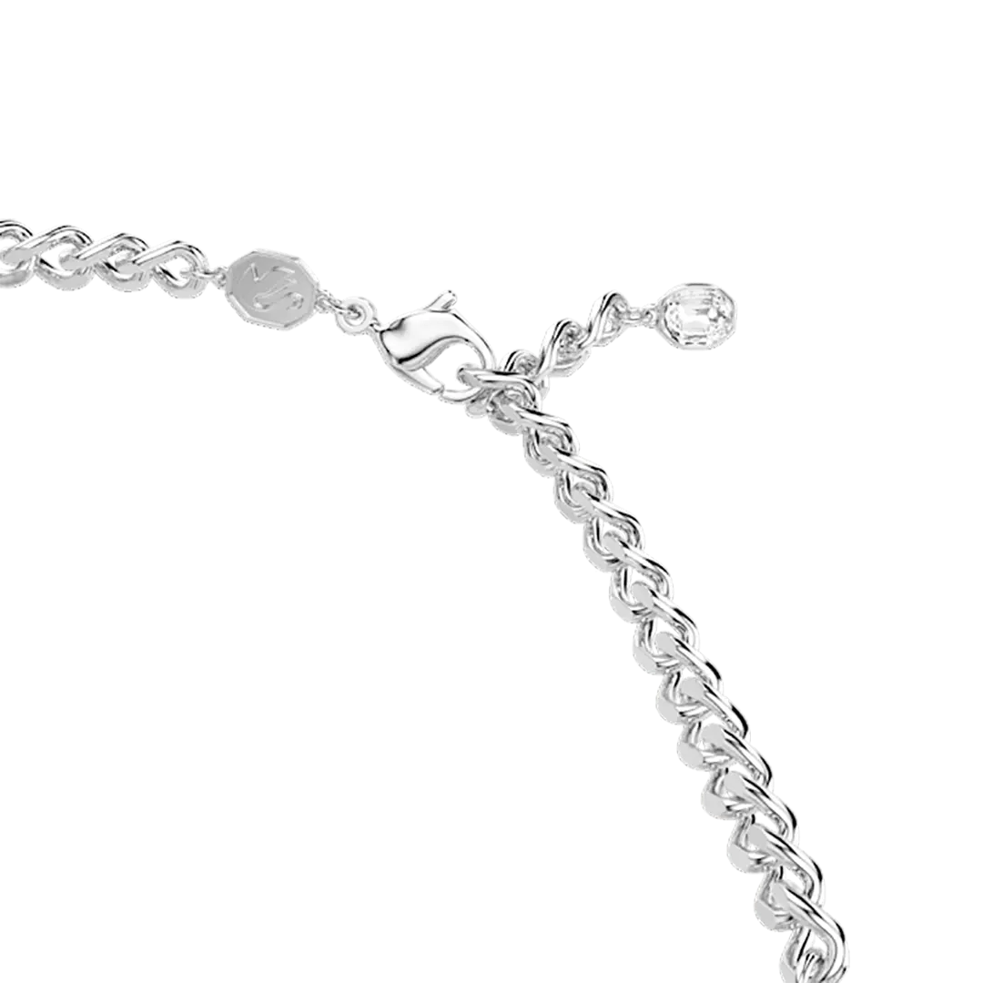 Swarovski Millenia Statement Choker Octagon Cut White Rhodium Plated - Bluestreak Crystals